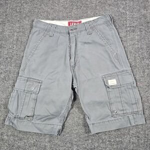 Levis Cargo Shorts Mens 30 Gray‎ 100% Cotton Utility Pockets Casual Summer Wear